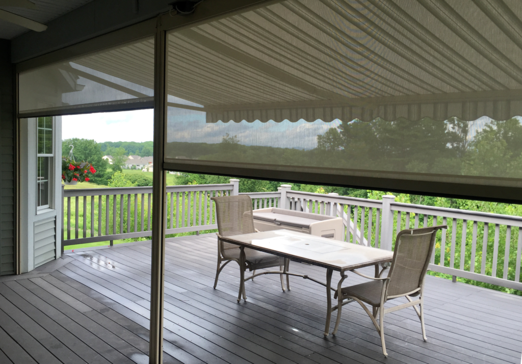 Ohio Privacy Screen on a deck.